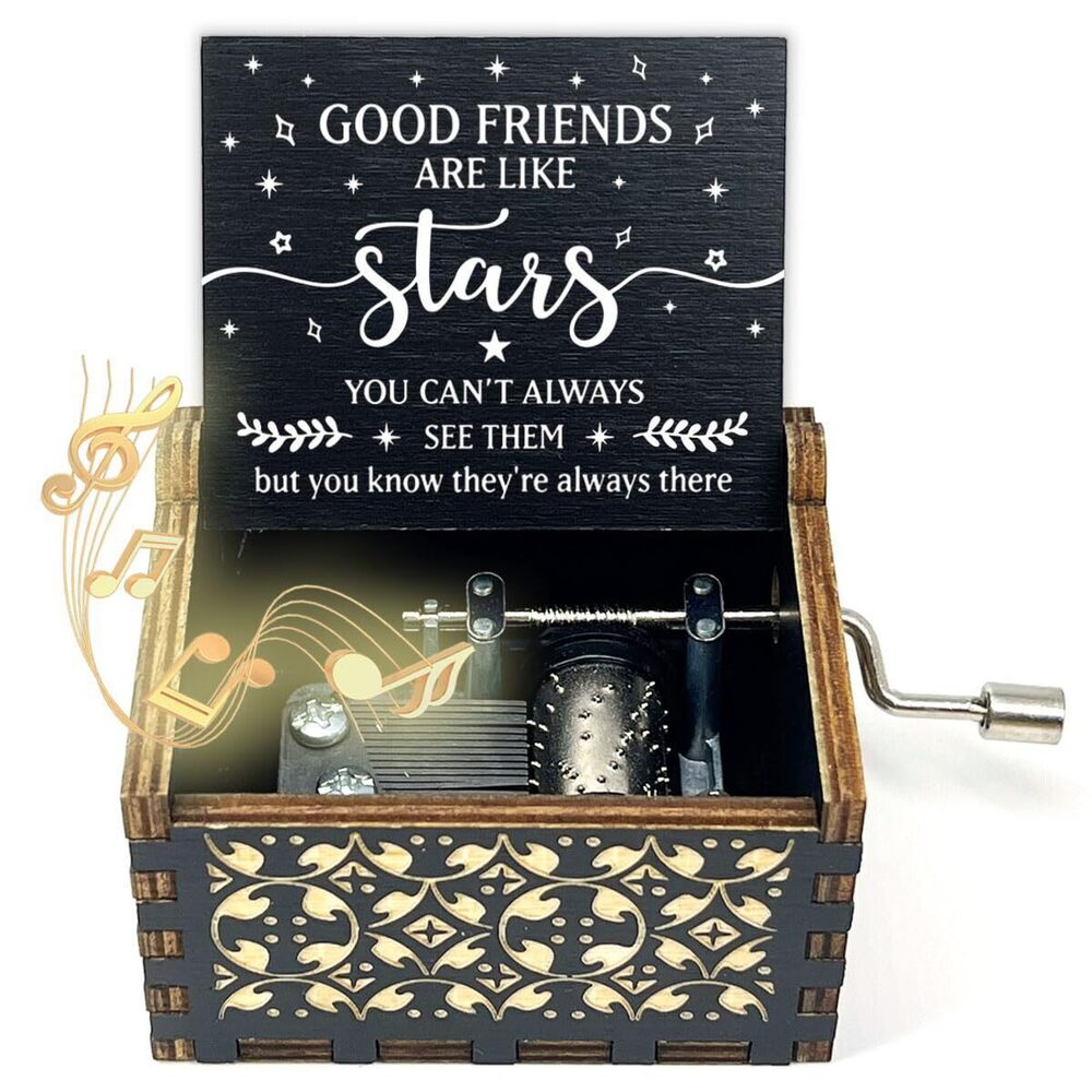 3606 Friend Gifts , Good Friends are Like Stars Music Box, Birthday Gifts
